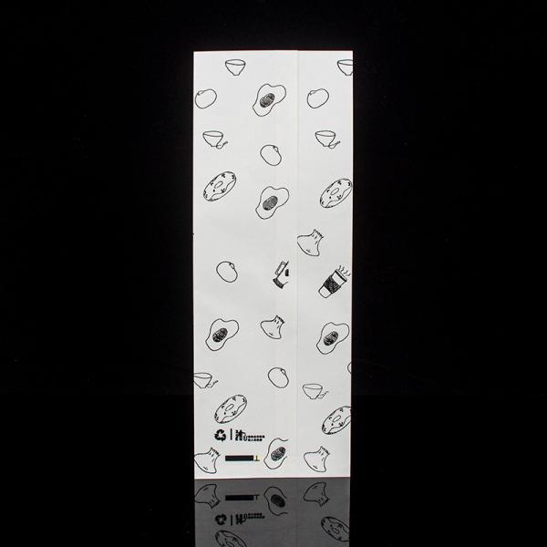 Золотая заказная еда для доставки Посылка Kraft бумажные пакеты с индивидуальным размером