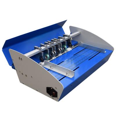 Máquina de perfuração automática de papel de 460 mm para pontuação e dobragem de livros de papel de cartão A3