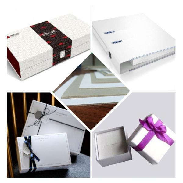 100% White Coated Recycled Board CCNB Board 1 - 3mm Thick Sheet