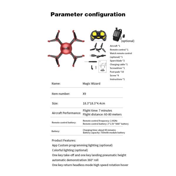 Мини многофункциональный светодиодный световой дисплей Дрон с настраиваемым программированием приложения для редактирования текста
