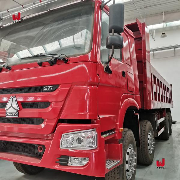 Используемое первоначальное колесо HOWO 8x4 12 тележка dumper 40 тонн
