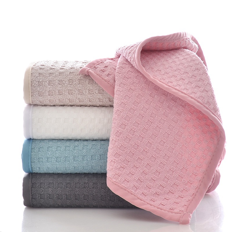 70x140cm Luxury Microfiber Bath Towels 400gsm Small Waffle Design