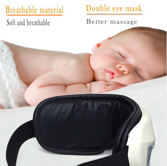 Massager электрического глаза с машиной массажа глаза музыки жары ориентированной на заказчика для глаз сброса усталости сухих улучшает сон