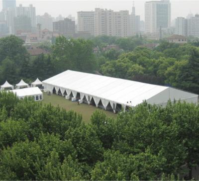 200 People Huge Outdoor Wedding Tent Fire Retardant Roof Pitch 18 Degree