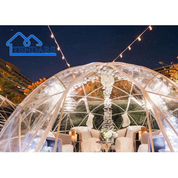 Trade Show Dome Tent Geodesic Waterproof Commercial Geodesic Dome Tents With Clear Window