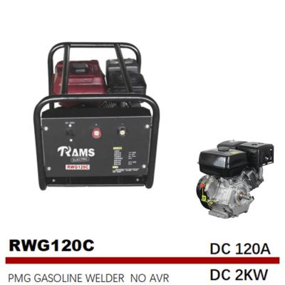 motor de gasolina de 120A 170F - tipo conduzido C do PMG da frequência média dos soldadores