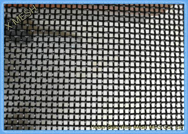 Powder Coated Black Fly Screen Mesh T 316, Inoxidável Insect Mesh Roll