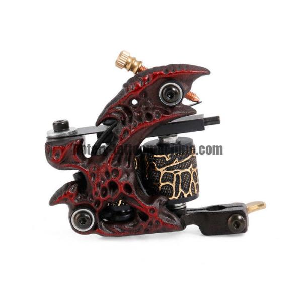 Iron Casting Coil Liner Tattoo Machine 10 Wraps Coils 7-9V Working Voltage