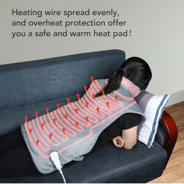 60x100cm Winter Electric Heating Shawl Neck Household Heating Shawl