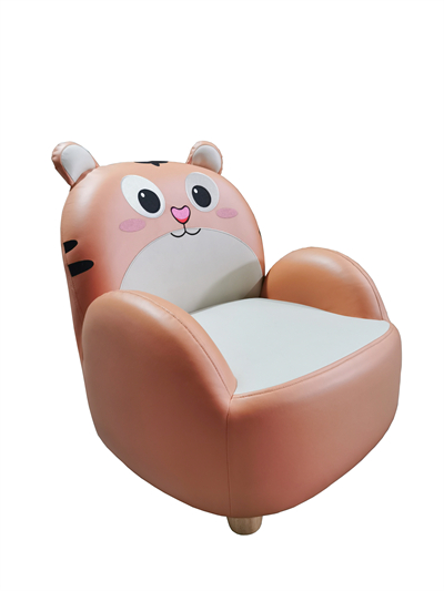 Eye Catching Tiger Animal Children Sofa Cozy 57cm Length Stool
