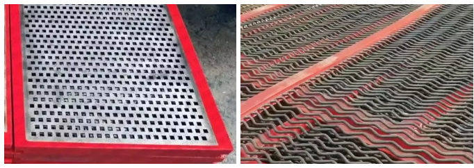 High Performance Dewatering Screens Polyurethane Edged Screen Panels for Screening Sand and Minerals