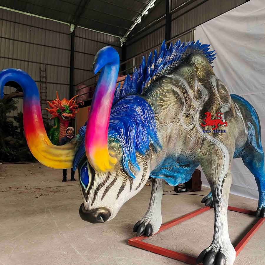 Твари ультракрасного Animatronics тематического парка датчика мифические китайские - Fei