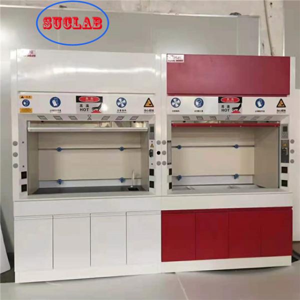 Customized acid alkali proof Environmental Standard Anti-corrosion Chemistry Steel Laboratory Used Fume Cupboards