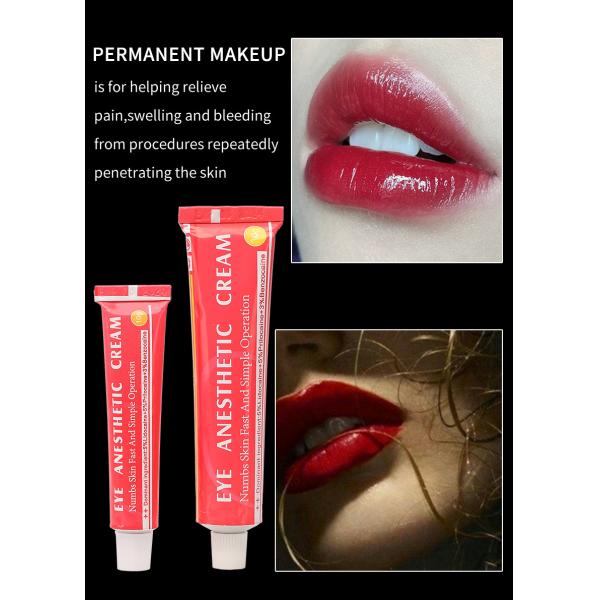Eye Anesthetic Cream Permanent Makeup Painless Tattoo Cream for Microblading Piercing  Eyebrow Lip Tattoo Fast Acting