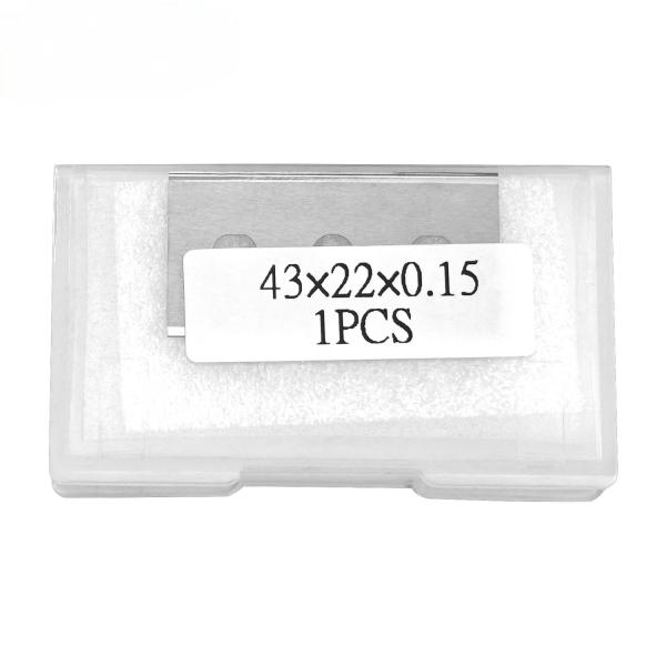 57x19x0.4 мм лезвие вольфрамового карбида с двойными краями Промышленный слотный резач для резки пленки