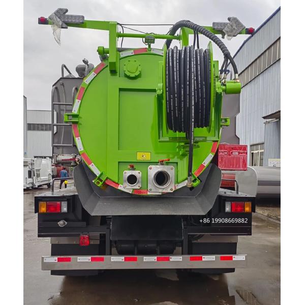 Camion d'aspiration d'eaux usées ISUZU 4x2 conducteur 10000L avec pompe à vide pour l'aspiration des eaux usées, camion-citerne de vidange à vide