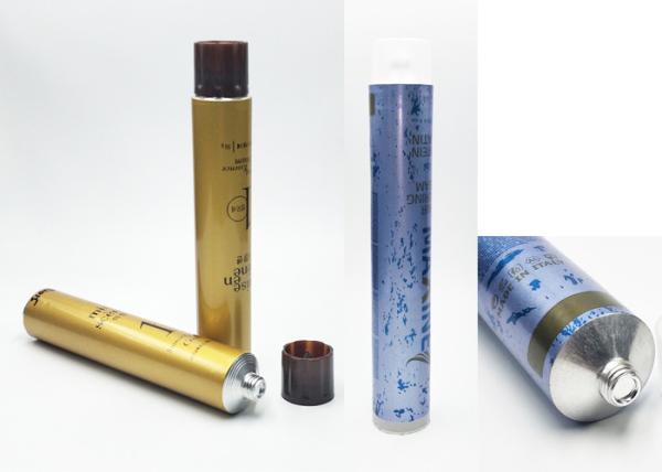 Big Size Pattern Aluminum Tube Container Diameter 13.5MM For Hair Coloring Cream