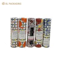 Biodégradable papier imprimé personnalisé tubes d'emballage Kraft carton huile à l'épreuve du rouge à lèvres emballage de baume à lèvres
