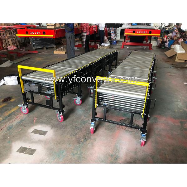 Heavy Duty Flexible Gravity Roller Conveyor for warehouse