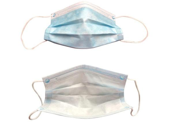 Portable Disposable Breathing Mask Disposable 3 Ply Free Breathing Mouth Mask