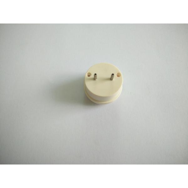 White Plastic Injection Parts OEM / ODM Service Two Different Material