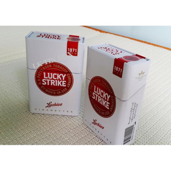 Caixas de cigarro com gravação, casos do metal do tabaco do bastão do bloco do