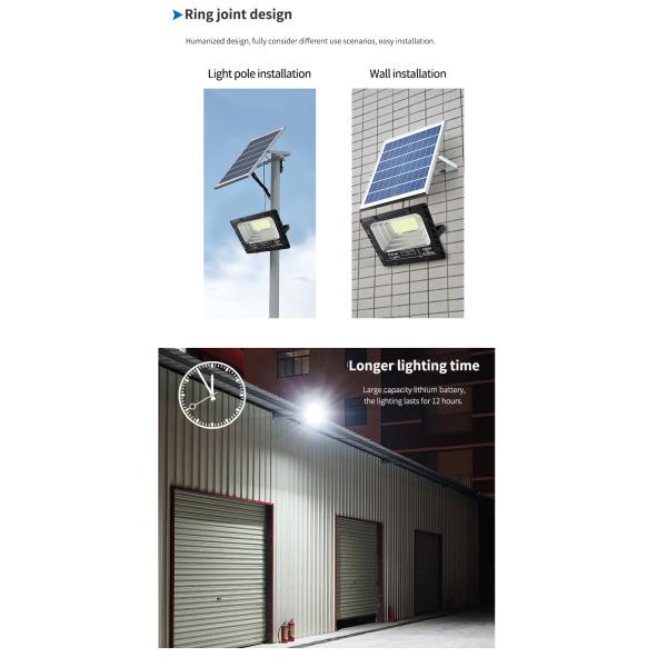 Decoration Home Yard Solar Flood Light Solar Powered Outdoor