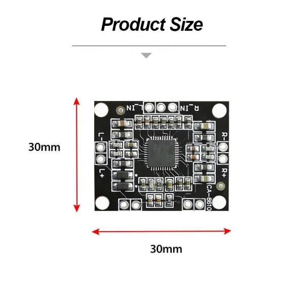 PAM8610 Digital Audio Power Module 2x15W Стерео Усилитель класса D для активных динамиков