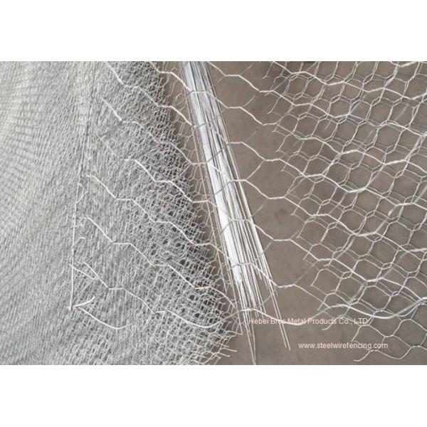 Hexgonal Gabion Wire Mesh / Galvanized Gabion Retaining Walls / Gabion Basket