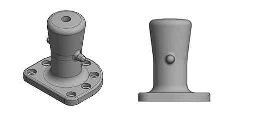 Single Bitt Bollard Heavy Duty Double Head Cast Steel/Cast Iron Bollard for Marine Docking 