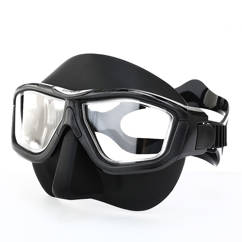 Customized Low Volume Snorkeling Mask with Panoramic View and Anti-fog Coating