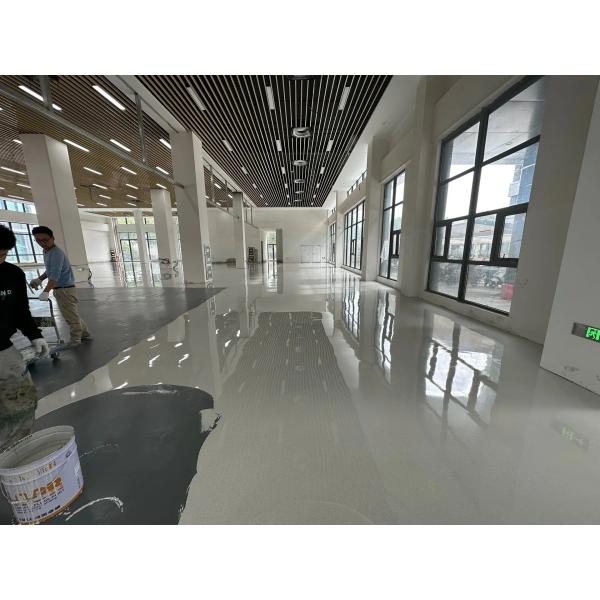 Colorful Epoxy Sand Coating Marble Effect Floor Epoxy Resin Floor Home Self Leveling Floor Paint Color Sand Good Choice For GYM Flooring