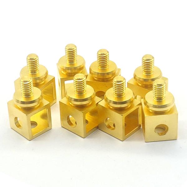 0.01mm-0.005mm Tolerance Custom CNC Turned Parts Brass Precision Turned Components