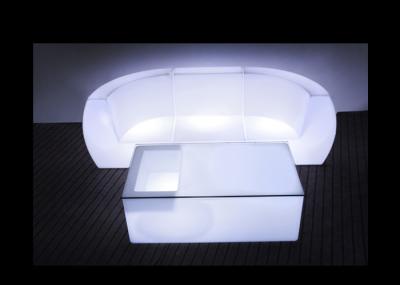 Flashing LED Illuminated Furniture Glowing Light Up Sofa Lightweight For Home