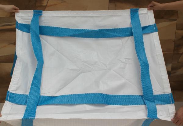 4 Belts Fully Loop SWl 2000kg FIBC PP Big Bag For Ore Mineral Ton Bag