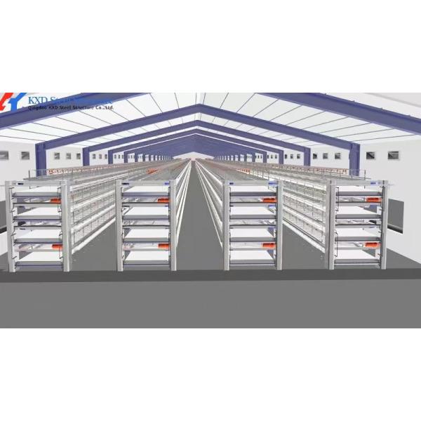 Q235/Q355 Steel Structure Poultry House with Sandwich Panel Roof