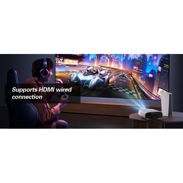 Flyin Q7 LCD LED Lamps Android Projector Built-In Stereo Speaker US EURO Plug