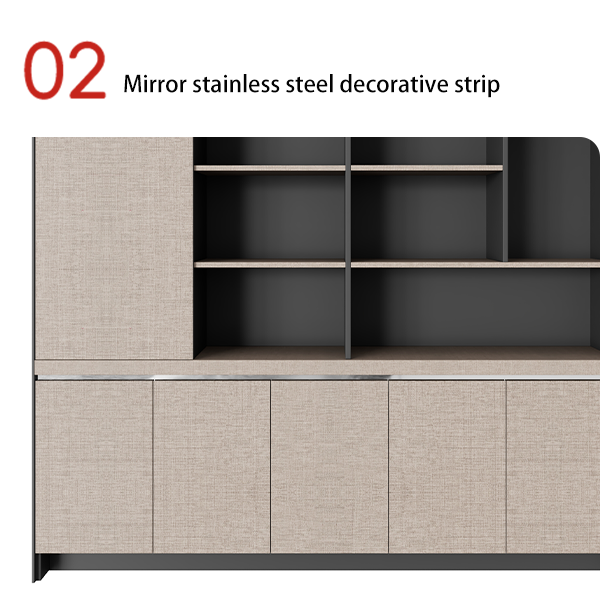Aluminum Alloy Die-casting Foot Main Desk Supporting Movable Storage Sub Cabine