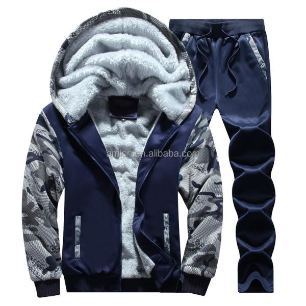 Printed Design Casual Style Men's Winter Jacket Set with Polyester Fabric M-5XL OEM