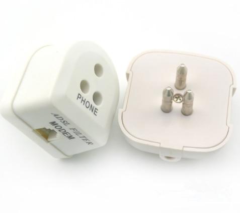 PCI Modem Telephone Accessories ADSL Filter Splitter With ABS 94HB Housiing