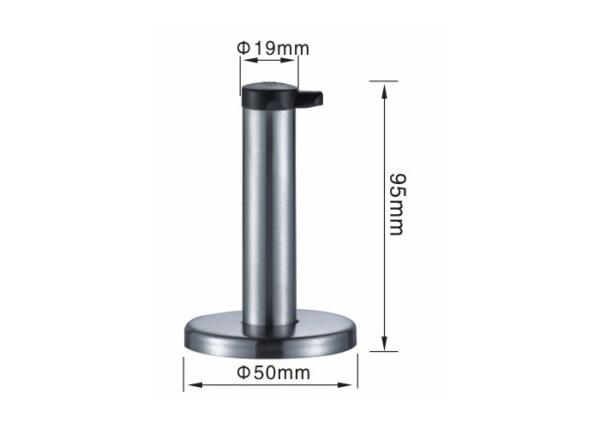Assoalho de aço inoxidável dos acessórios da porta do hardware da mobília - parada de porta montada Sofa Legs moderno