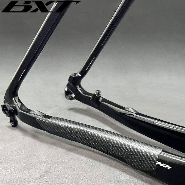 Черная велосипедная цепочка Pad Carbon Frame Protector Sticker 4pcs PU Composite Pad