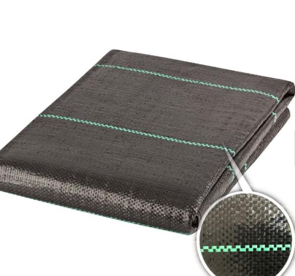 Black Color Polypropylene Woven Geotextile 500Gram For Road Reinforcement