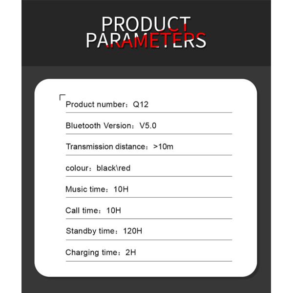 120mAh Neckband Bluetooth Earbuds