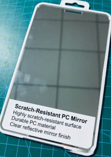 Credit Card Size  Scratch Resistant  PC Mirror Standard International Standard Thickness 1mm