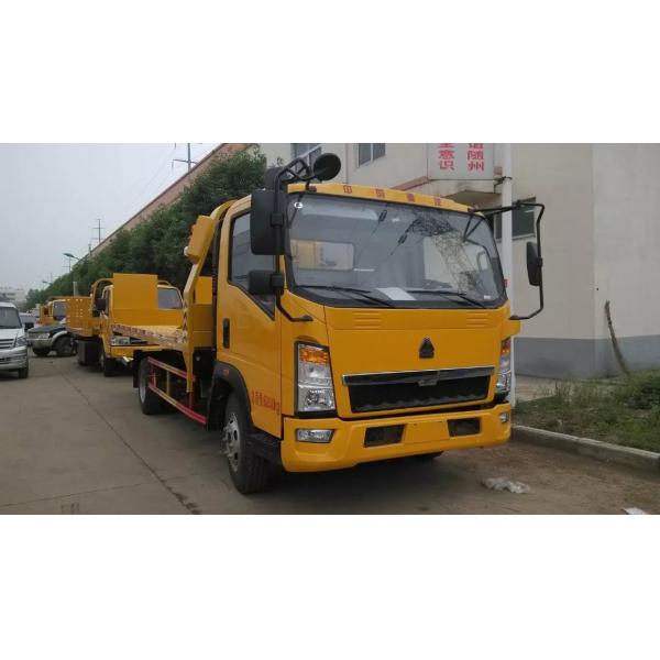 Light Flatbed Special Purpose Truck , Rotator Tow Truck With Cummins Engine