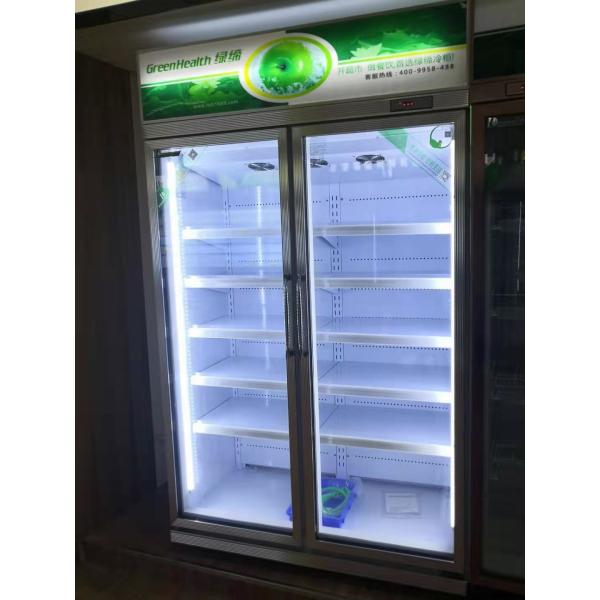 коммерчески охладитель напитка 540В/стеклянная дверь Рефригератед шкаф дисплея для супермаркета