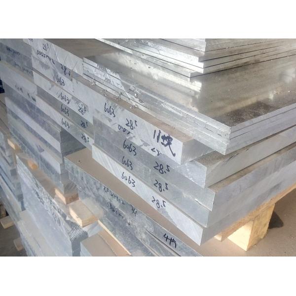 6063 hoja de aluminio dura de la hoja T6 del grueso de aluminio de la placa 28.5m m