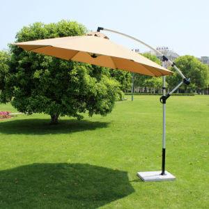 3m Banana Courtyard Alumínio Cantilever guarda-chuva para jardim ao ar livre