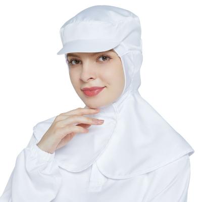 Sea Foods / Fast Food Processing Accessories Cotton Polyester Mesh Hat Dustproof